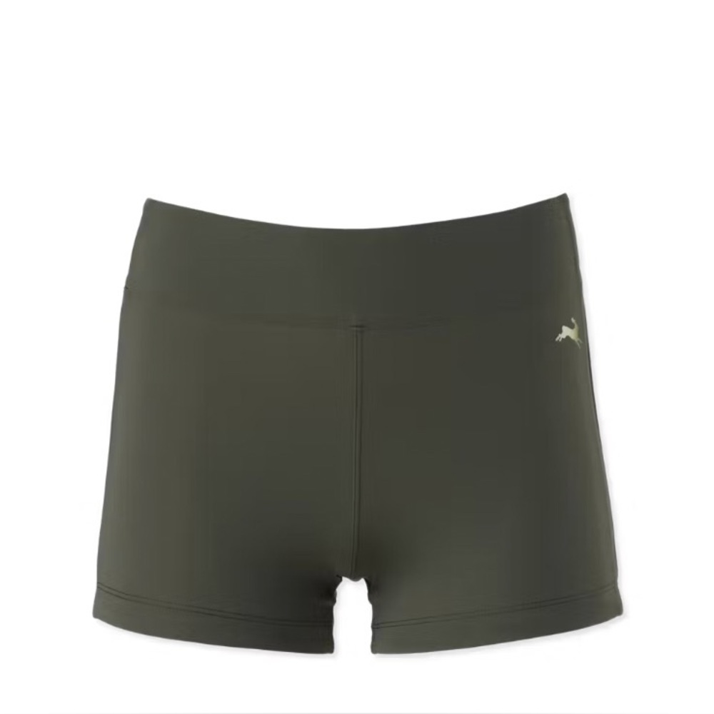 Tracksmith Bell Lap Shorts in olive 
3" tights